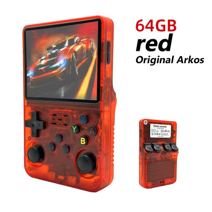 Best Selling Linux System Portable Pocket Gameboy 64GB 128GB 256G 21000Games Player Handheld Video Game Console R36S