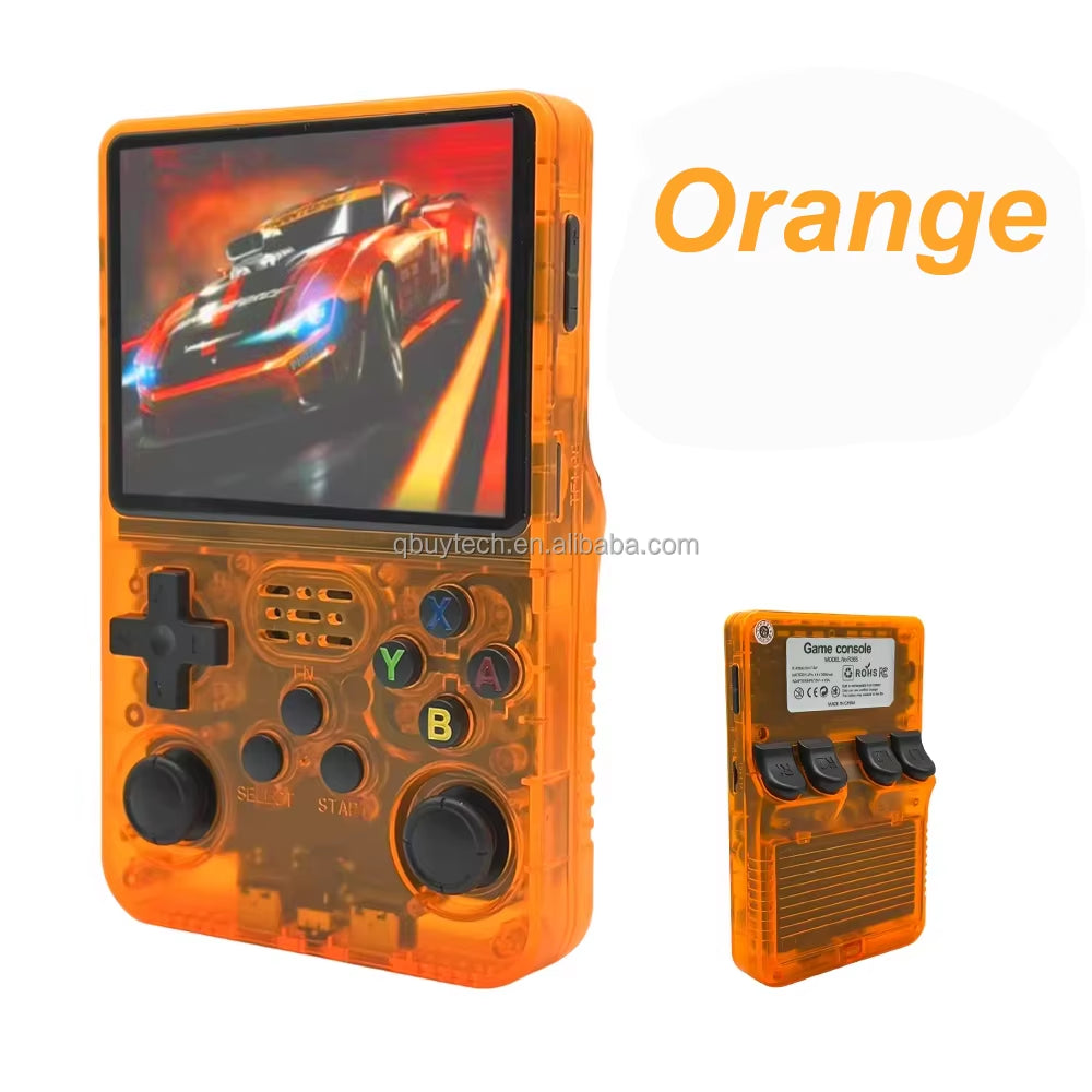 2025 Arkos 2.0 R36S 3.5 Inch Retro Handheld Game Console with Open Source Linux 64GB PSP N64 Pocket Video Handheld Games Player