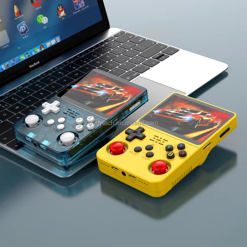 2025 Arkos 2.0 R36S 3.5 Inch Retro Handheld Game Console with Open Source Linux 64GB PSP N64 Pocket Video Handheld Games Player